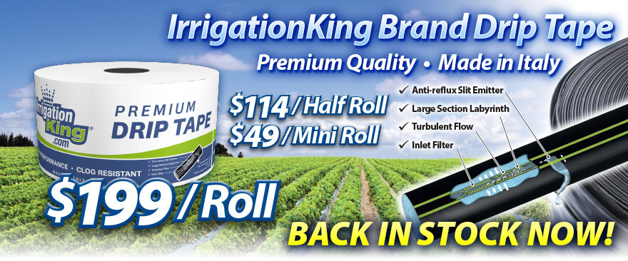 IrrigationKing Premium Drip Tape