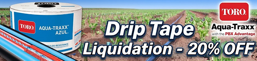 Drip Tape Liquidation Sale