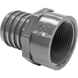PVC Insert Adapter - 1-1/2" FPT x 1-1/2" Barb (1435-015) | IrrigationKing