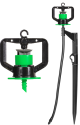 Micro-Sprinkler Assembly with Head, Stake & Tubing