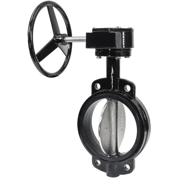 8 Cast Iron Butterfly Valve Wafer - EPDM Seat, Gear Operated